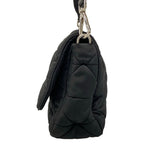 Prada Shoulder Bag Padded Re-Nylon Bag Black Strap Removable — view 4