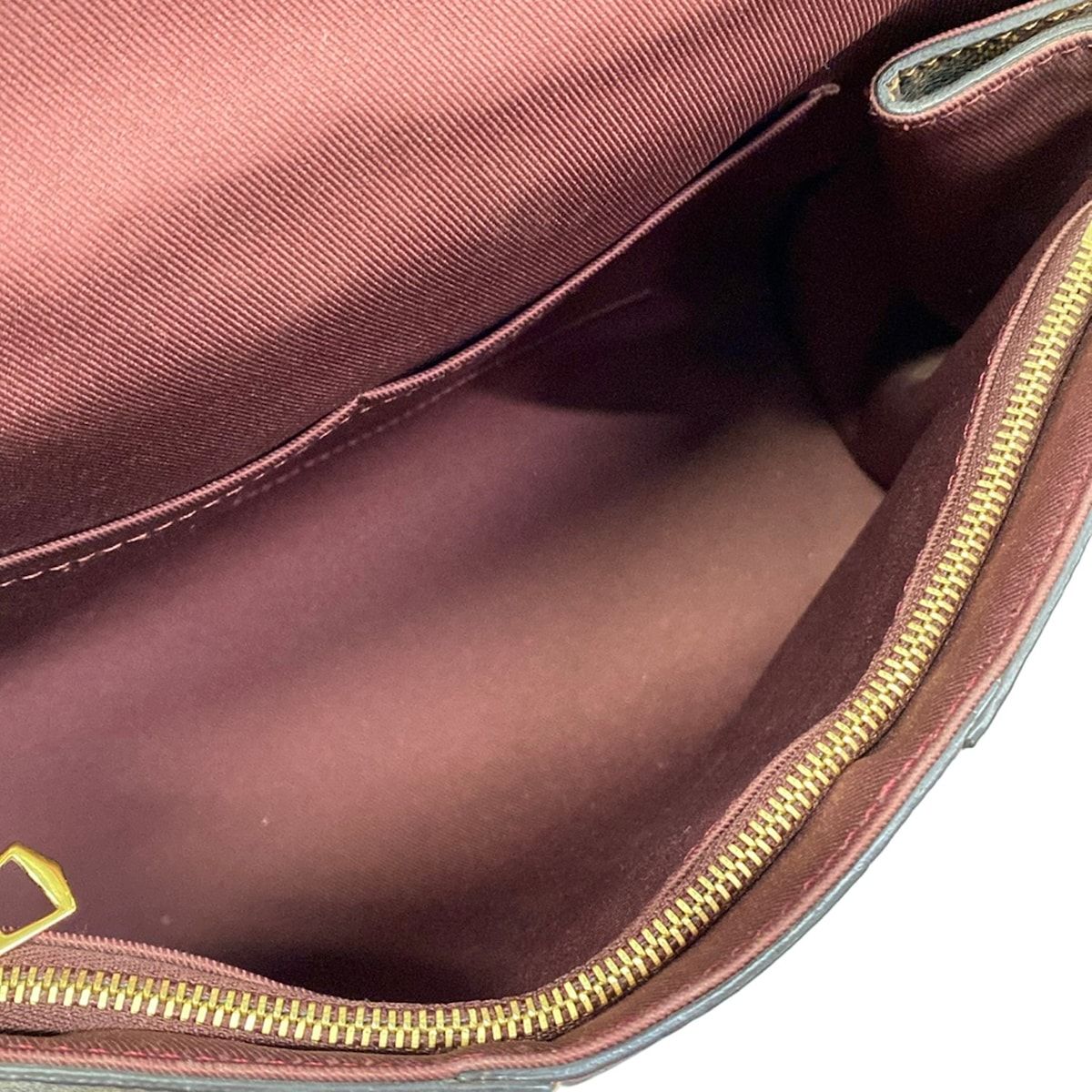 Louis Vuitton Handbag Damier Bond Street Bordeaux Leather — view 7