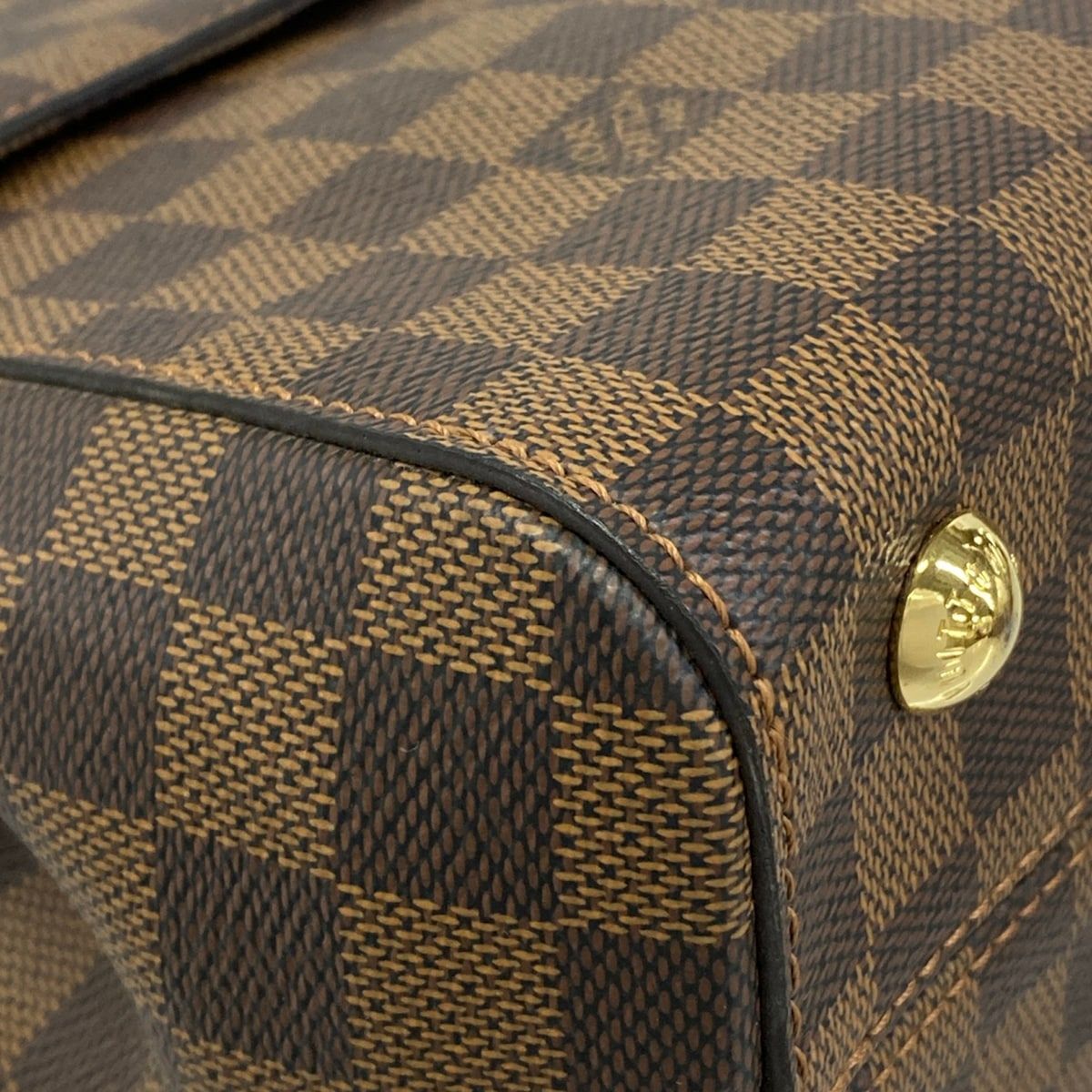 Louis Vuitton Handbag Damier Bond Street Bordeaux Leather — view 6