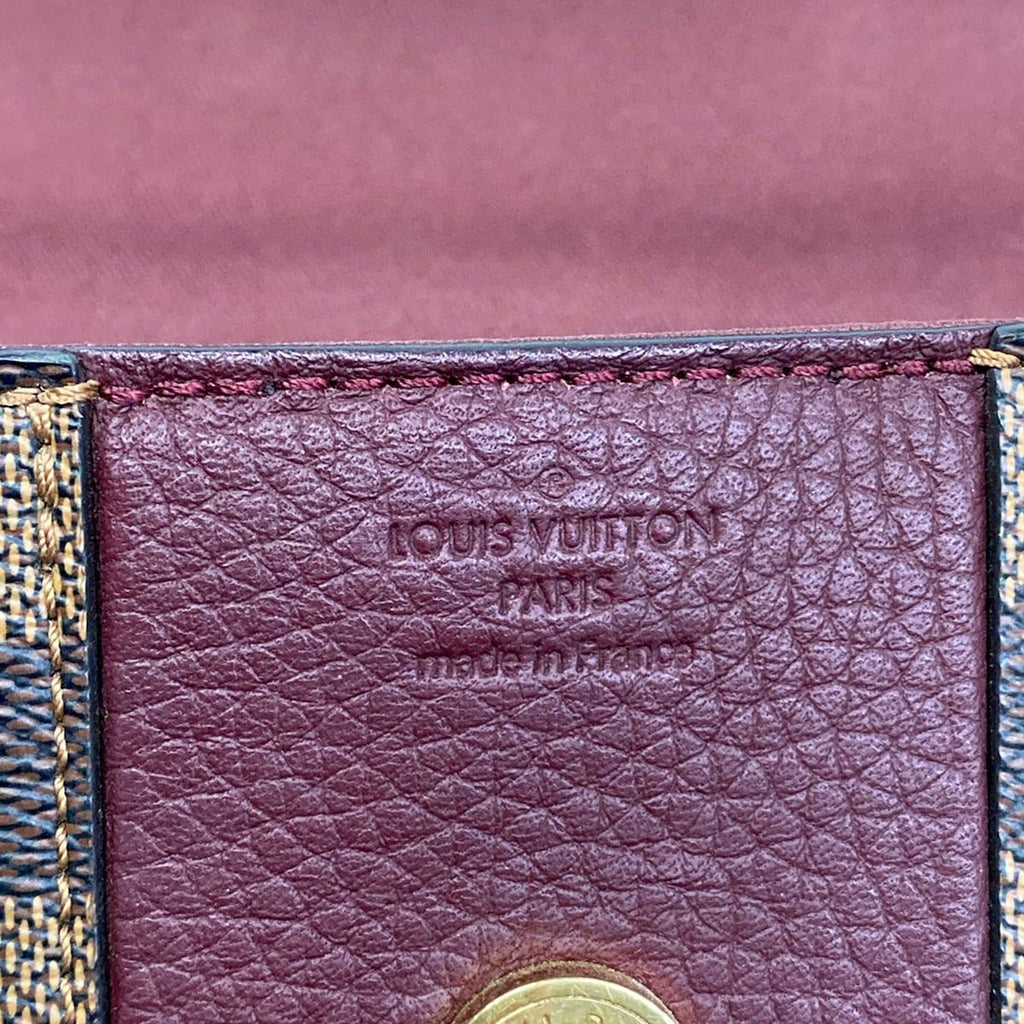 Louis Vuitton Handbag Damier Bond Street Bordeaux Leather — view 9