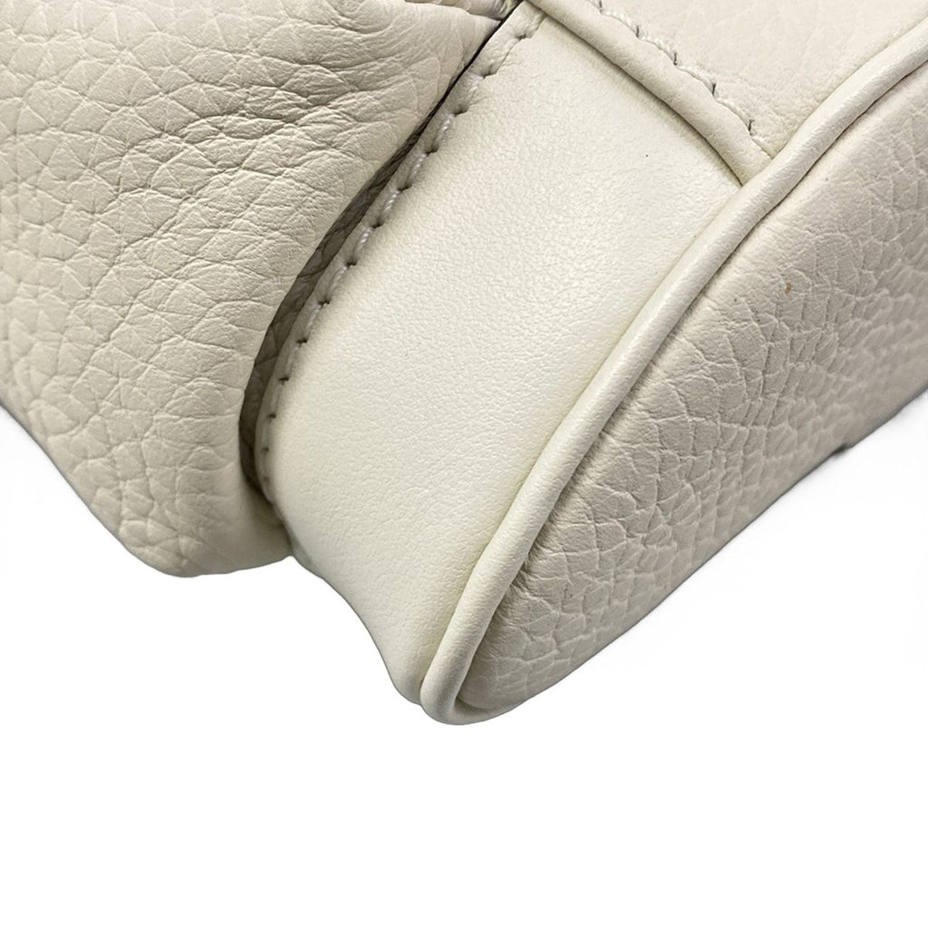 Louis Vuitton Shoulder Bag Cuir Taurillon Christopher XS Blanc Removable Strap — view 6