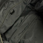 Fendi Boston Bag Zucchino Pattern Dark Brown No Lock Leather — view 7