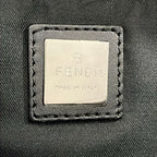 Fendi Boston Bag Zucchino Pattern Dark Brown No Lock Leather — view 9