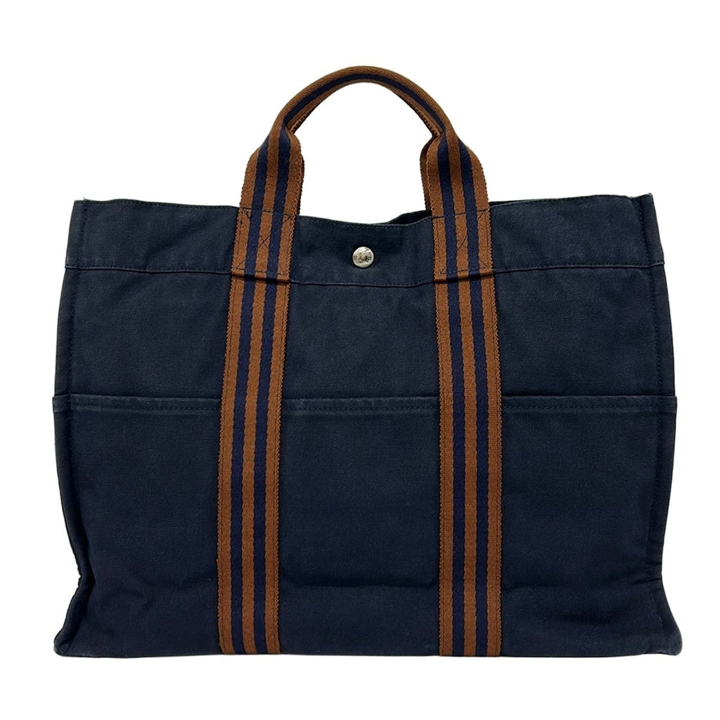Hermes Tote Fourre Tout MM Navy