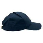 Celine Cap L Initial Baseball Cap Dark Navy Ivory Cotton — view 2