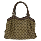 Gucci Tote Sookiegg Pattern Beige Leather — view 3