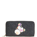 Louis Vuitton Takashi Murakami Monogram Empreinte Zippy Wallet Black Multicolor