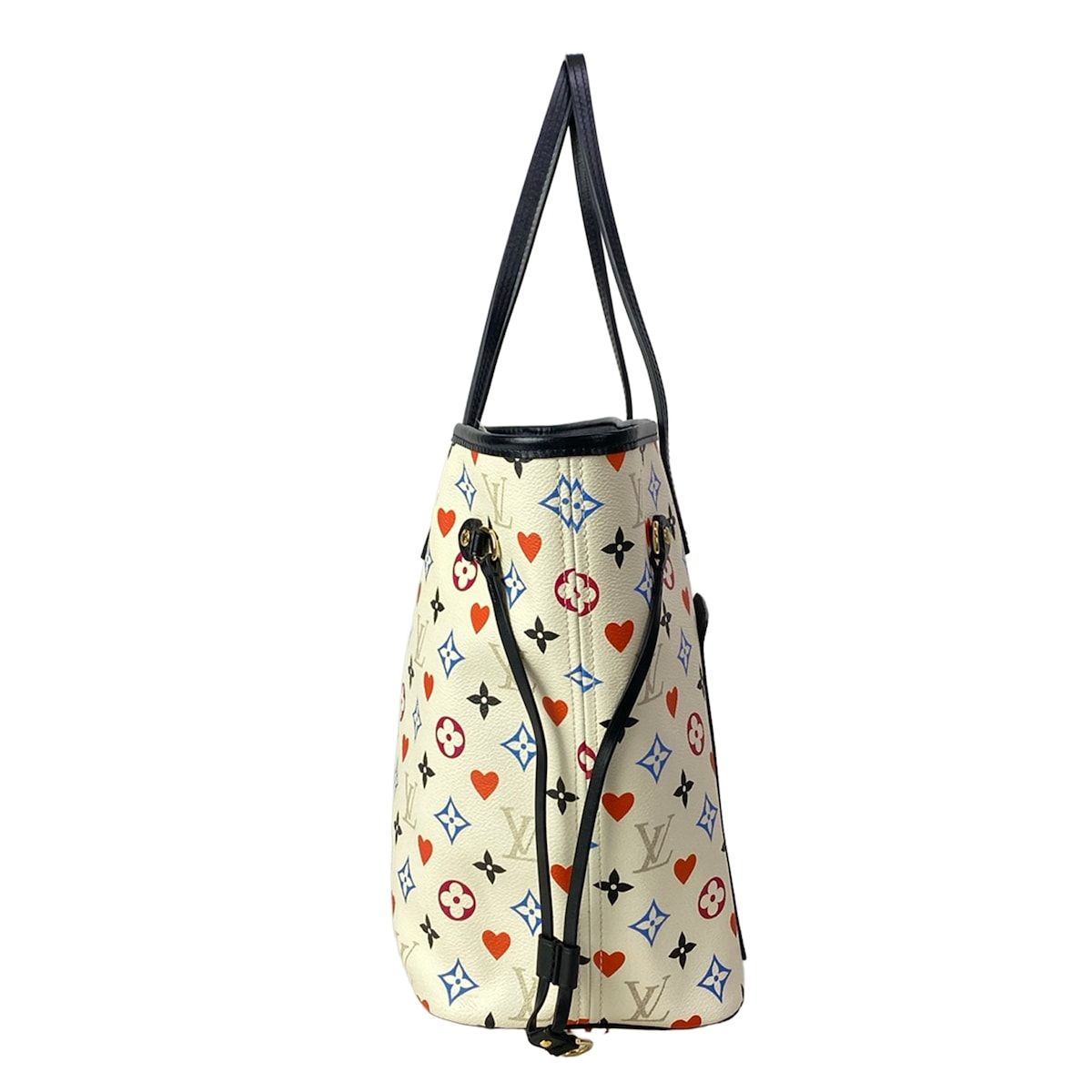 Louis Vuitton Tote Game on Neverfull MM Blanc — view 2