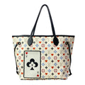 Louis Vuitton Tote Game on Neverfull MM Blanc