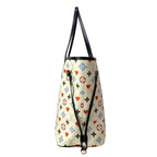 Louis Vuitton Tote Game on Neverfull MM Blanc — view 4