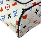 Louis Vuitton Tote Game on Neverfull MM Blanc — view 6