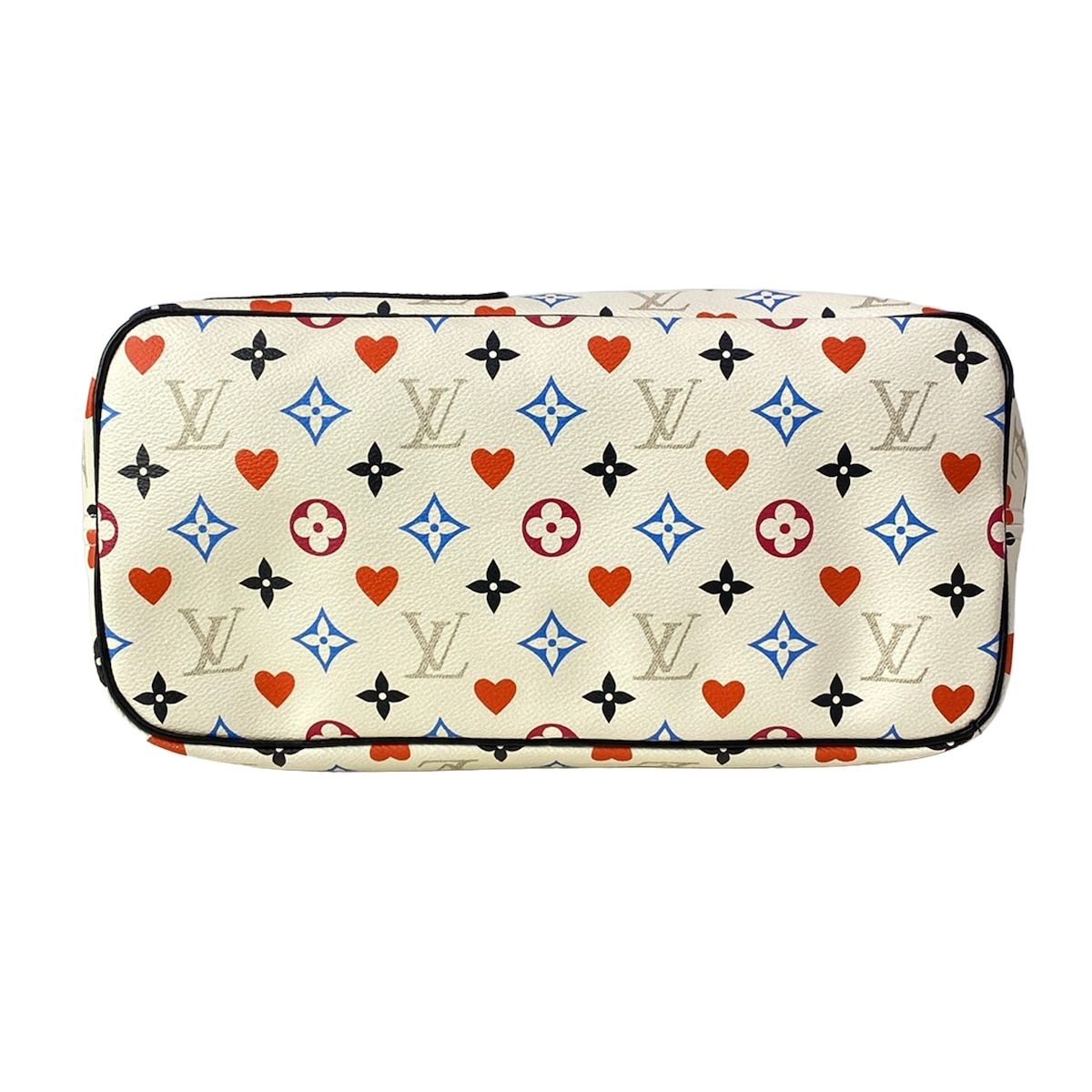 Louis Vuitton Tote Game on Neverfull MM Blanc — view 5