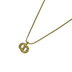 Dior Necklace Gold Clear