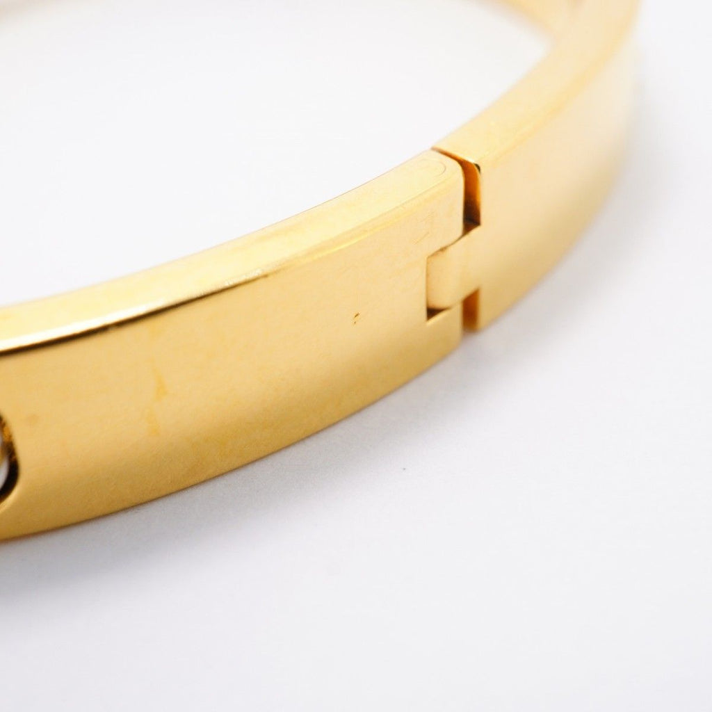 Hermes Bangle Chaine D'ancre Mini Click Gold Plated White Bracelet — view 7