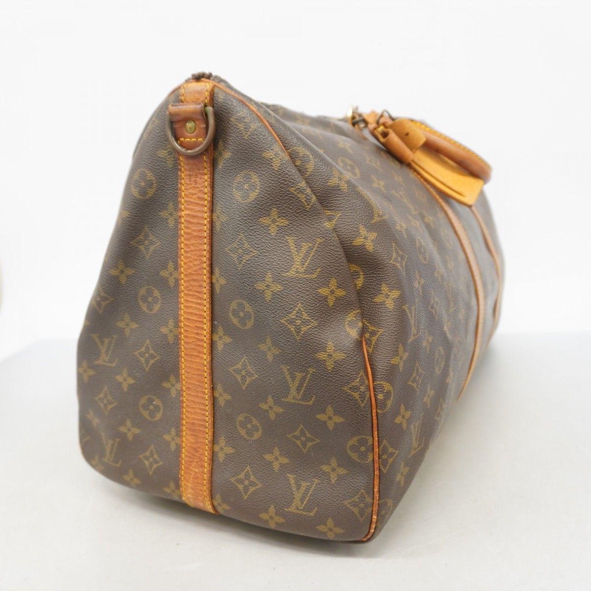 Louis Vuitton Boston Bag Monogram Keepall Bandouliere 55 Brown — view 2