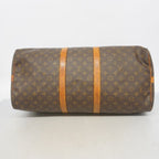 Louis Vuitton Boston Bag Monogram Keepall Bandouliere 55 Brown — view 3