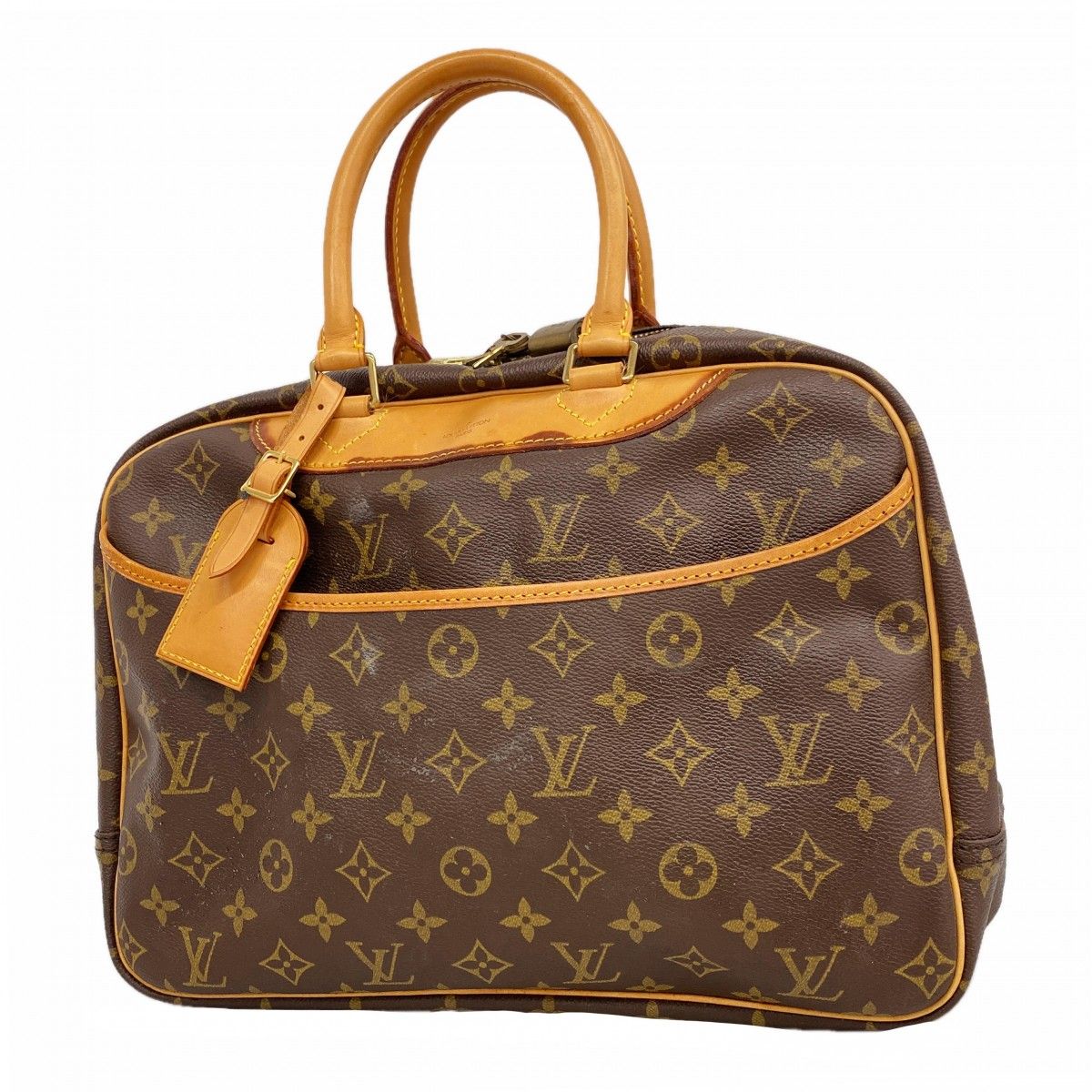 Louis Vuitton Handbag Monogram Deauville Brown
