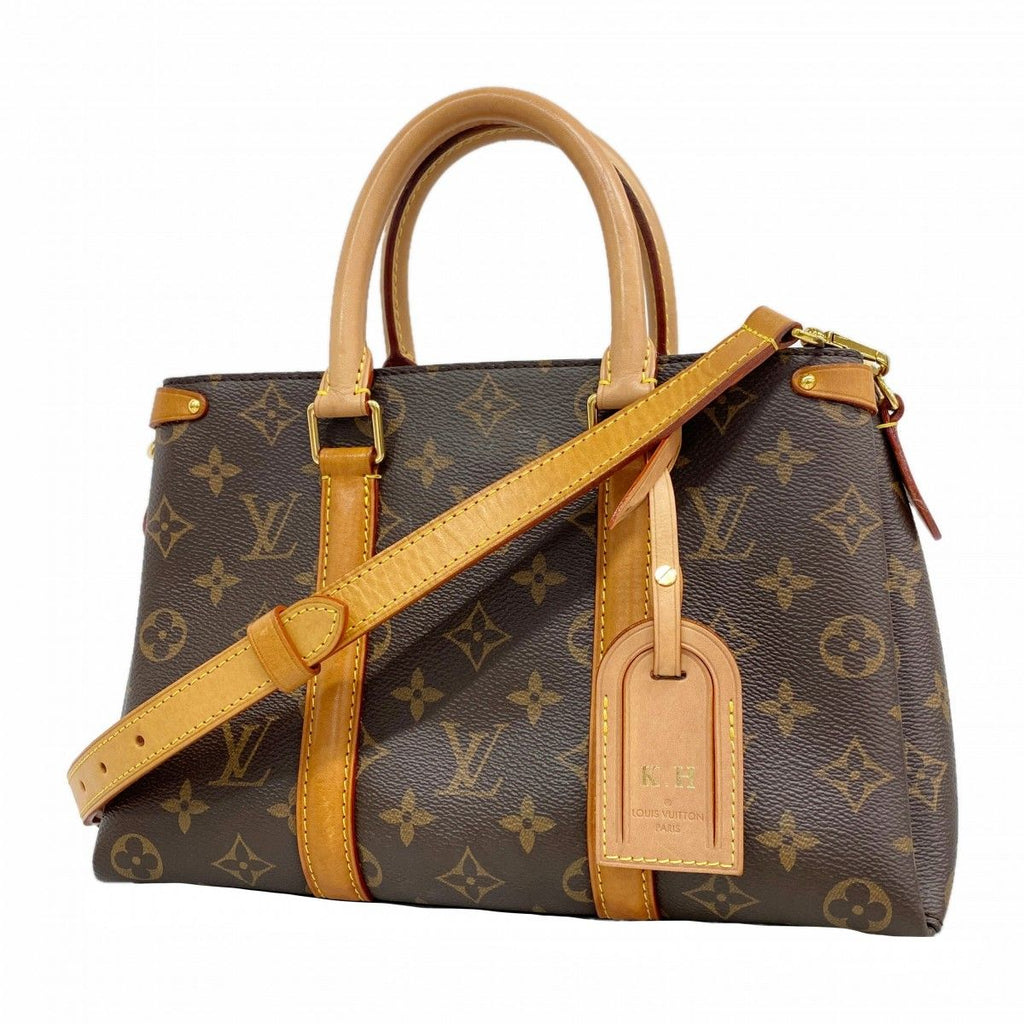 Louis Vuitton Handbag Monogram Soufflot BB Brown 2-Way