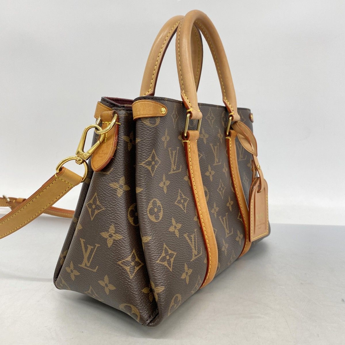Louis Vuitton Handbag Monogram Soufflot BB Brown 2-Way — view 2