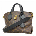 Louis Vuitton Handbag Monogram Flower Zipped Tote PM Brown 2-Way