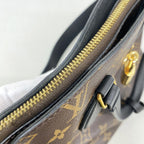 Louis Vuitton Handbag Monogram Flower Zipped Tote PM Brown 2-Way — view 8