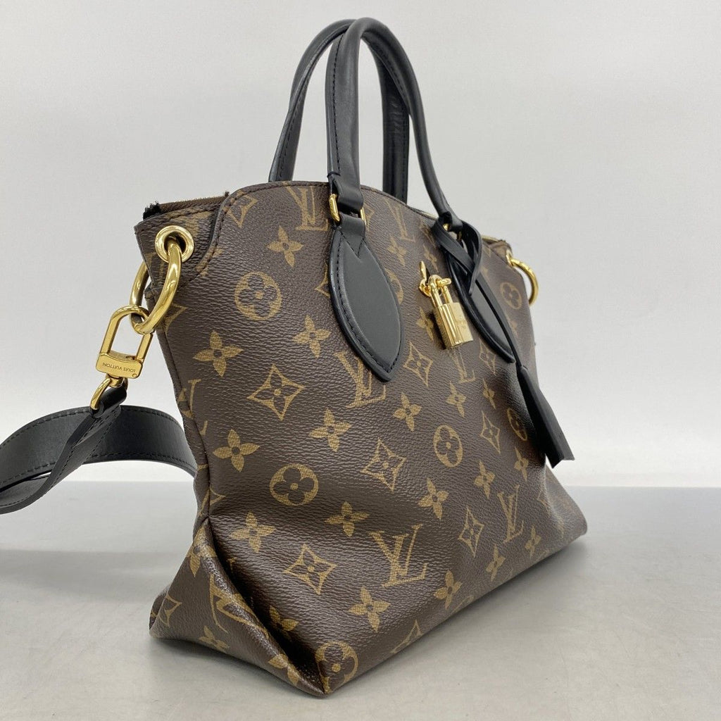 Louis Vuitton Handbag Monogram Flower Zipped Tote PM Brown 2-Way — view 2