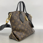 Louis Vuitton Handbag Monogram Flower Zipped Tote PM Brown 2-Way — view 2