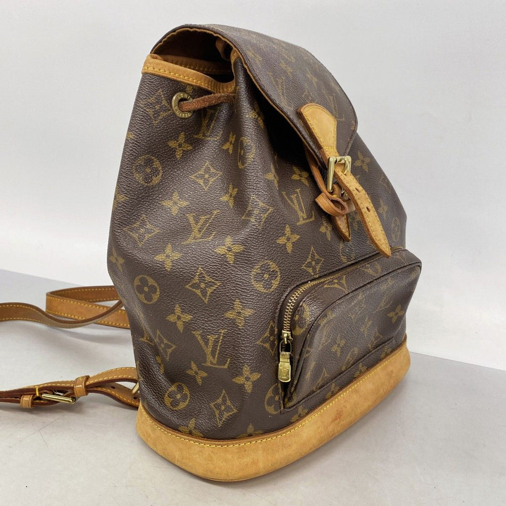 Louis Vuitton Backpack Monogram Montsouris MM Brown — view 2