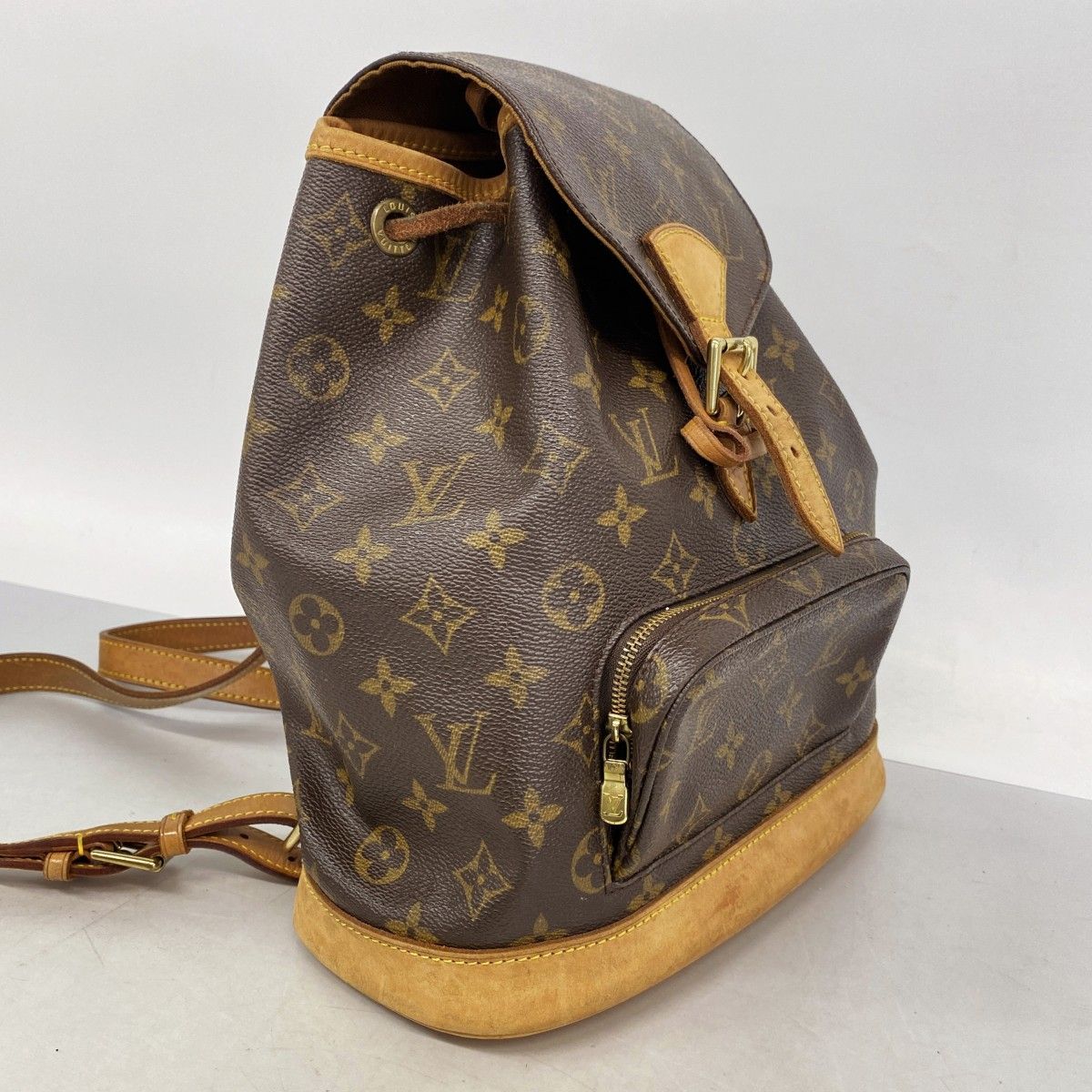 Louis Vuitton Backpack Monogram Montsouris MM Brown — view 2