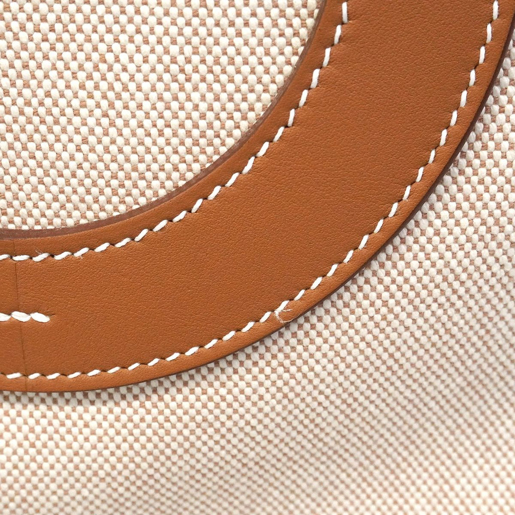 Hermes Handbag in the Loop 23 Toile Ash Swift Gold — view 6