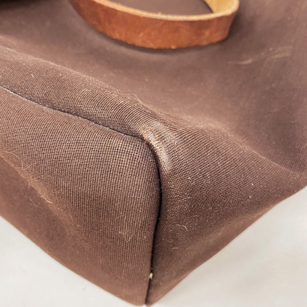 Hermes Tote Cabas MM Toile Officier Brown Gold — view 6