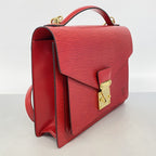 Louis Vuitton Handbag Epi Monceau Castilian Red 2-Way — view 2