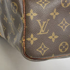 Louis Vuitton Boston Bag Monogram Keepall Bandouliere 50 Brown — view 6