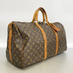 Louis Vuitton Boston Bag Monogram Keepall Bandouliere 50 Brown — view 2