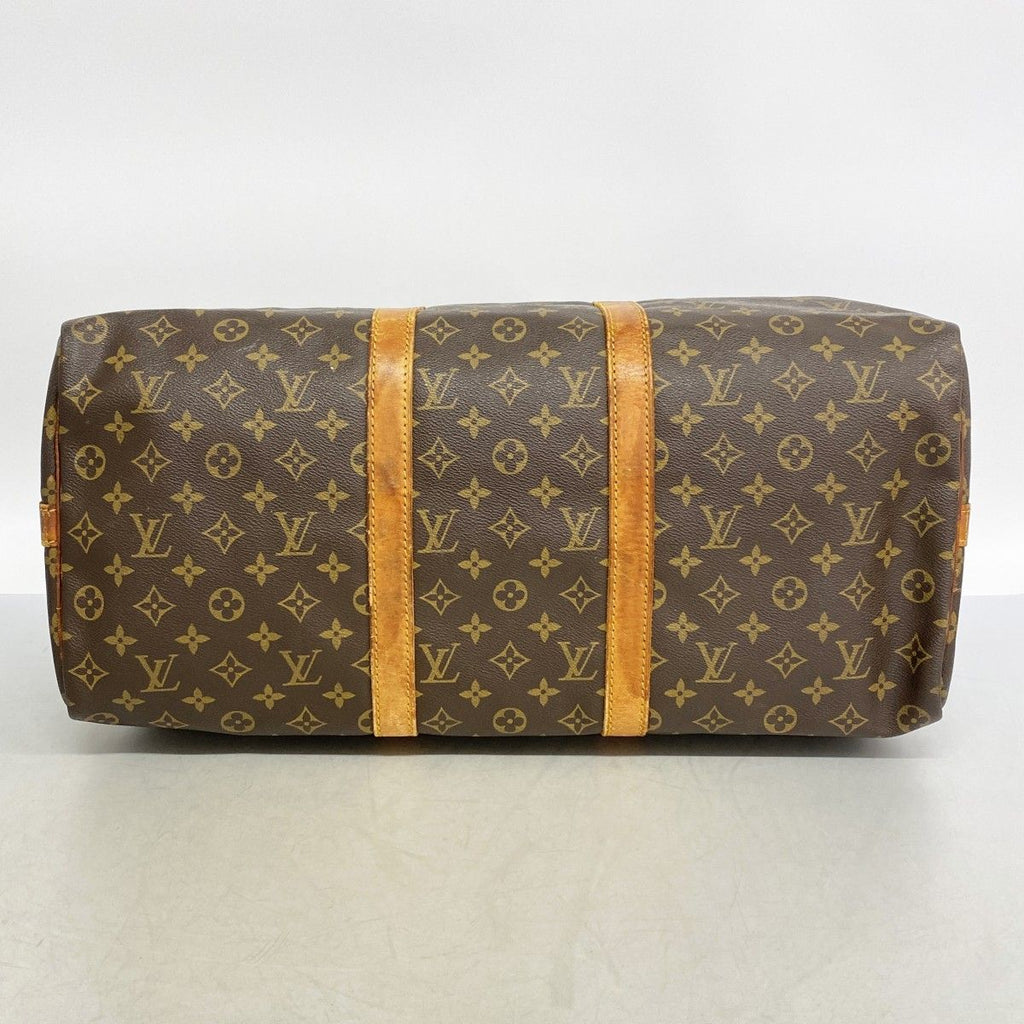 Louis Vuitton Boston Bag Monogram Keepall Bandouliere 50 Brown — view 3