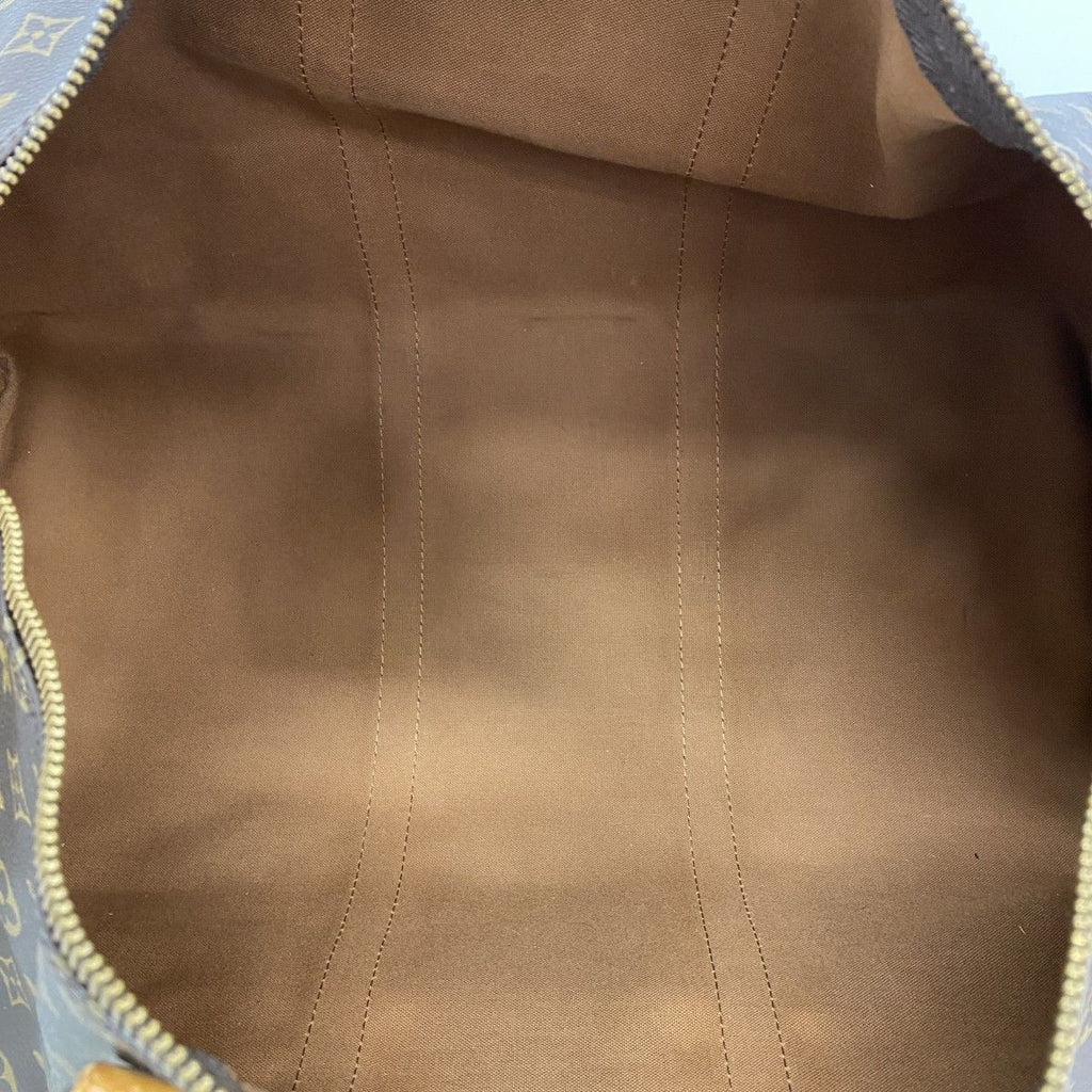 Louis Vuitton Boston Bag Monogram Keepall Bandouliere 50 Brown — view 4