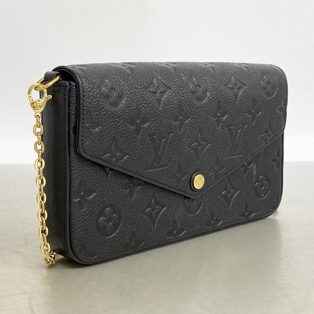 Louis Vuitton Shoulder Wallet Monogram Empreinte Pochette Felicity Noir — view 2