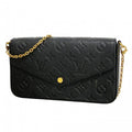Louis Vuitton Shoulder Wallet Monogram Empreinte Pochette Felicity Noir