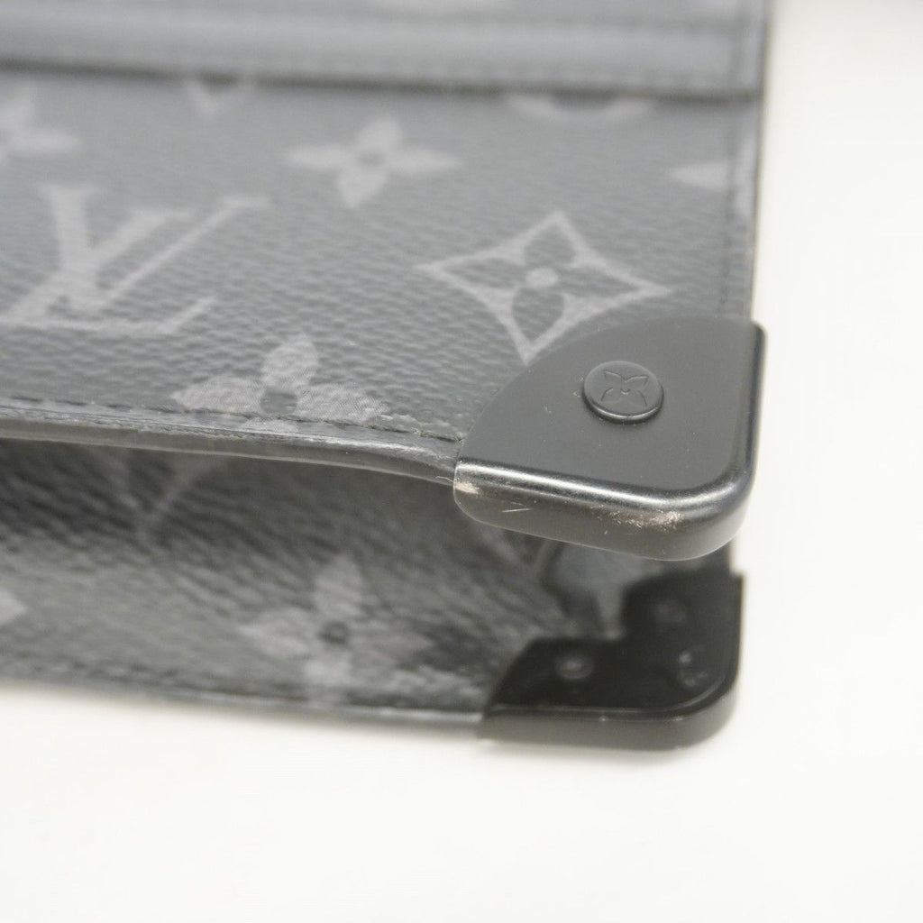 Louis Vuitton Clutch Monogram Eclipse Trunk Pochette Black — view 7