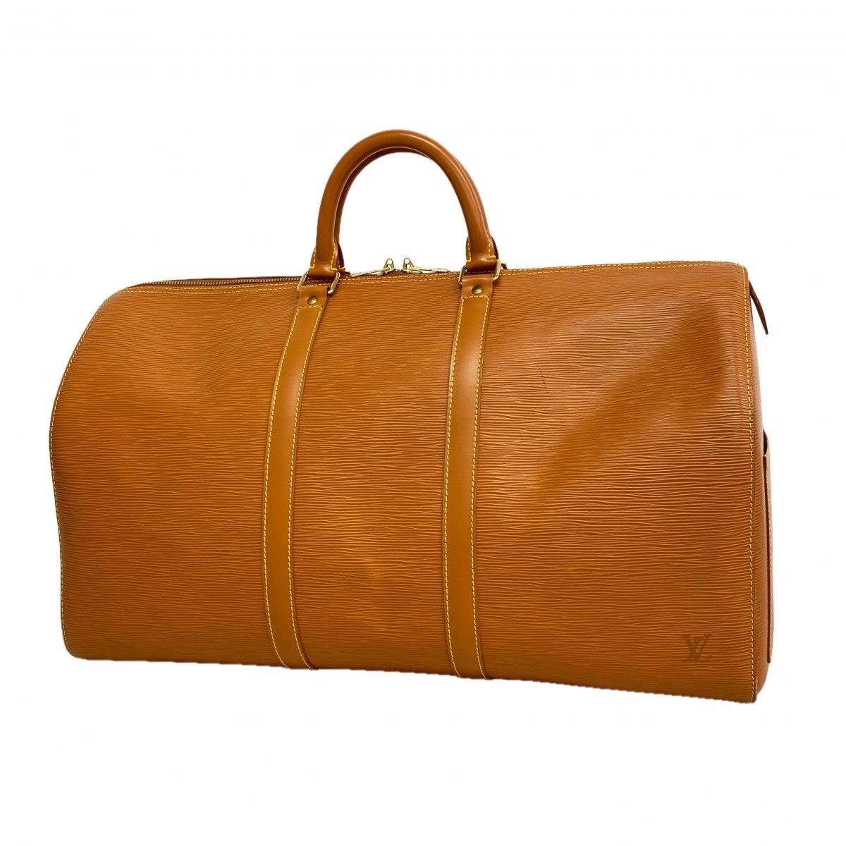 Louis Vuitton Boston Bag Epi Keepall 50 Cipango Gold