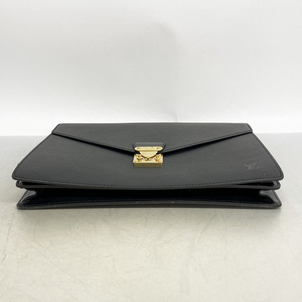 Louis Vuitton Briefcase Epi Serviette Conseil Noir — view 3