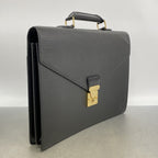 Louis Vuitton Briefcase Epi Serviette Conseil Noir — view 2