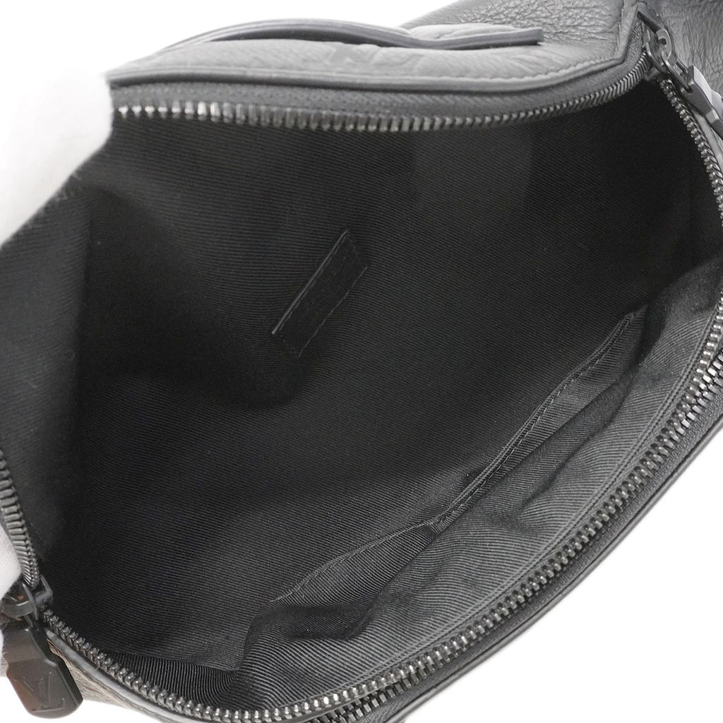 Louis Vuitton Belt Bag Monogram Shadow Lush Black — view 4