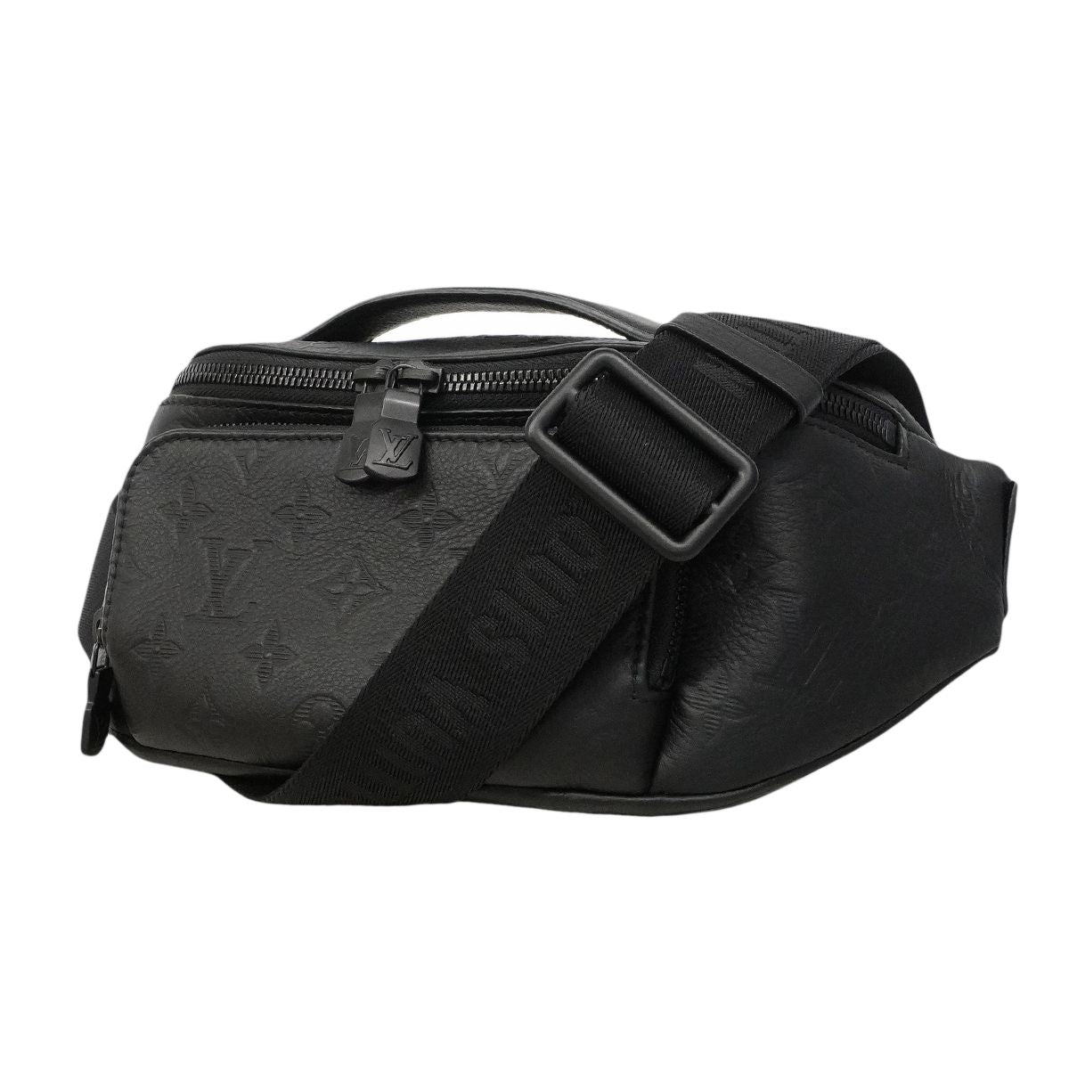 Louis Vuitton Belt Bag Monogram Shadow Lush Black