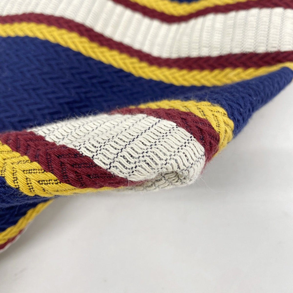 Gucci Tote Canvas Brown Navy Gold — view 6