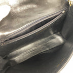 Chanel Shoulder Bag Quilted Lambskin Black Gold — view 4