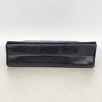 Chanel Shoulder Bag Quilted Lambskin Black Gold — view 3