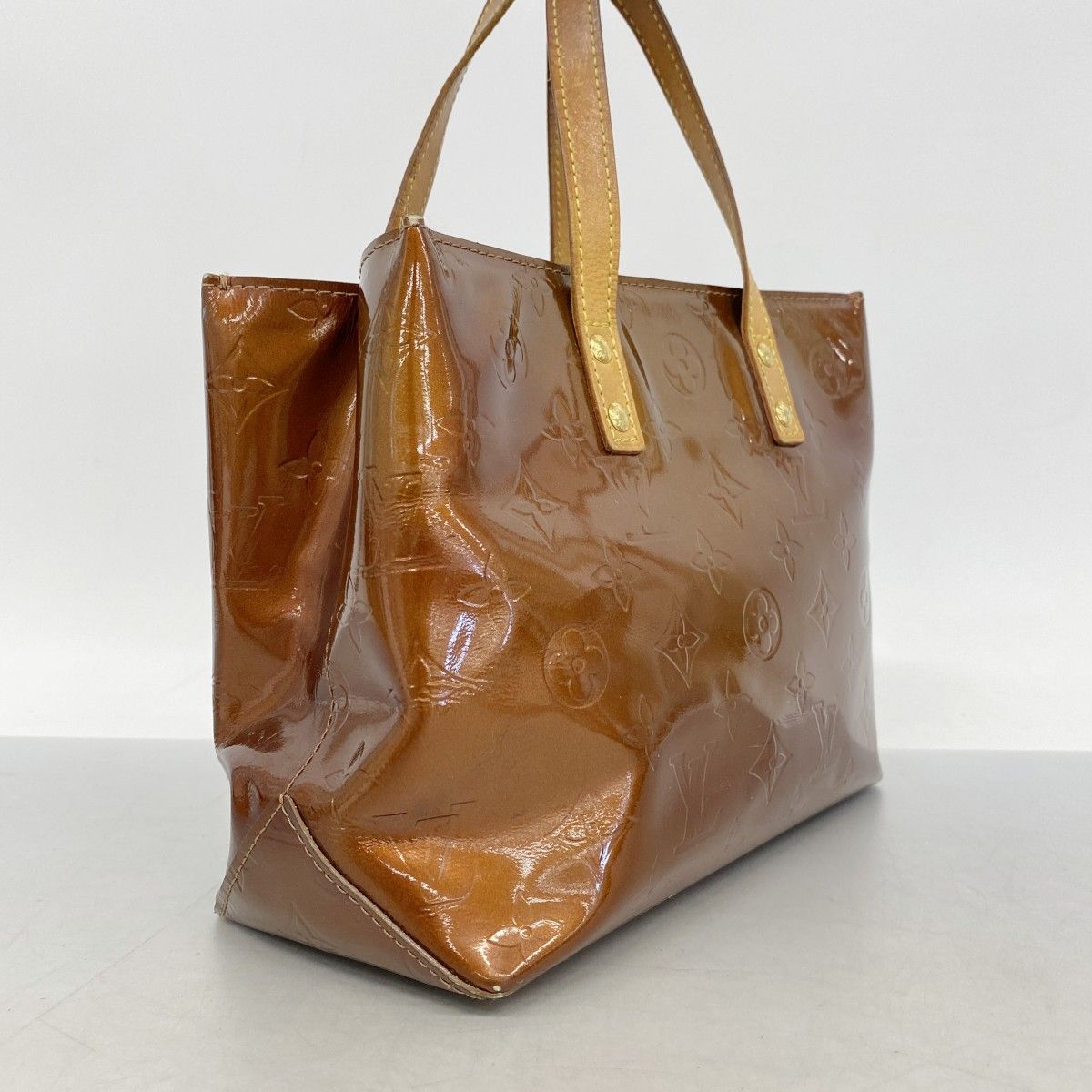 Louis Vuitton Handbag Vernis Reed PM Blanc — view 2