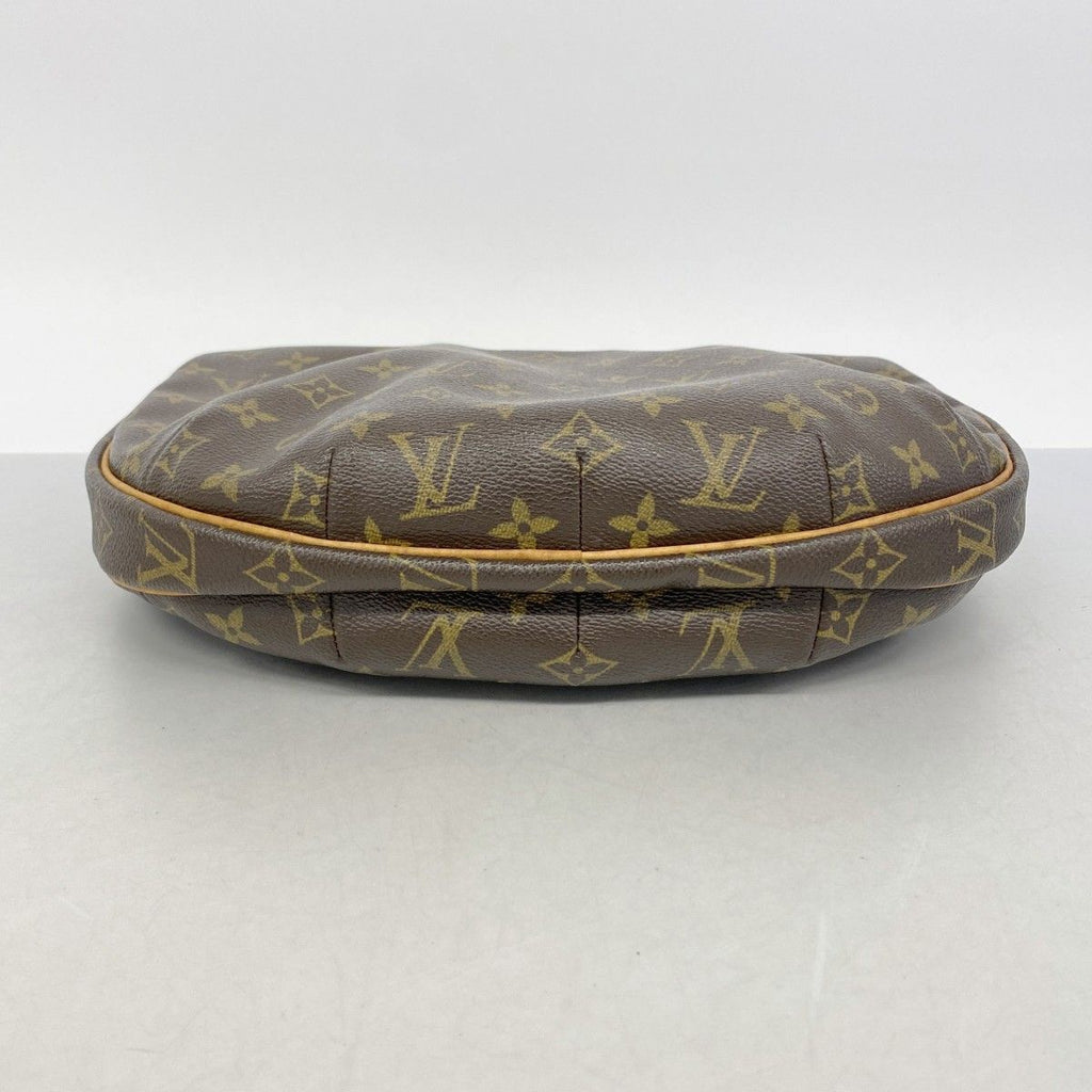 Louis Vuitton Shoulder Bag Monogram Croissant MM Brown — view 3