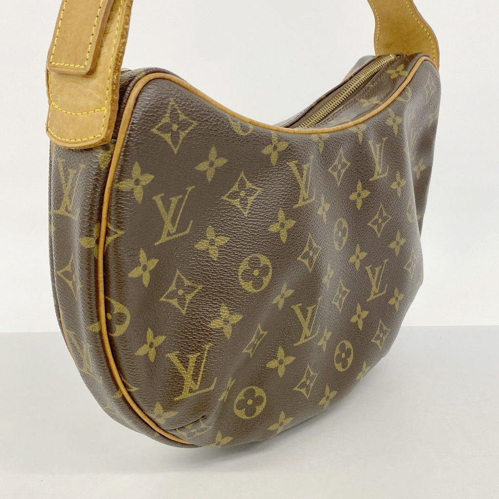Louis Vuitton Shoulder Bag Monogram Croissant MM Brown — view 2